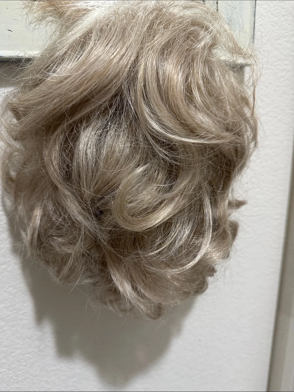 Blonde Curly Women's Hairpiece - Natural Light Blonde wig